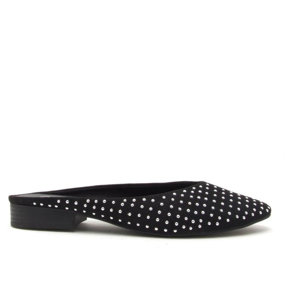 Moving Sale! Studded Suede Suede Mules - Picture 3 of 5